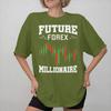 Future Forex Millionaire Chart Tee Shirt For Unisex Wounisex Printed T Shirts Cotton Clothing