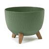 Donica Rosa Linea Eco Wood Zielona