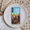 Чехол для телефона M-Maze R-Runner для Samsung Galaxy A73,30,32,72,51,53,52,71,22,5G,Note,J7,8,9 Мягкий черный чехол