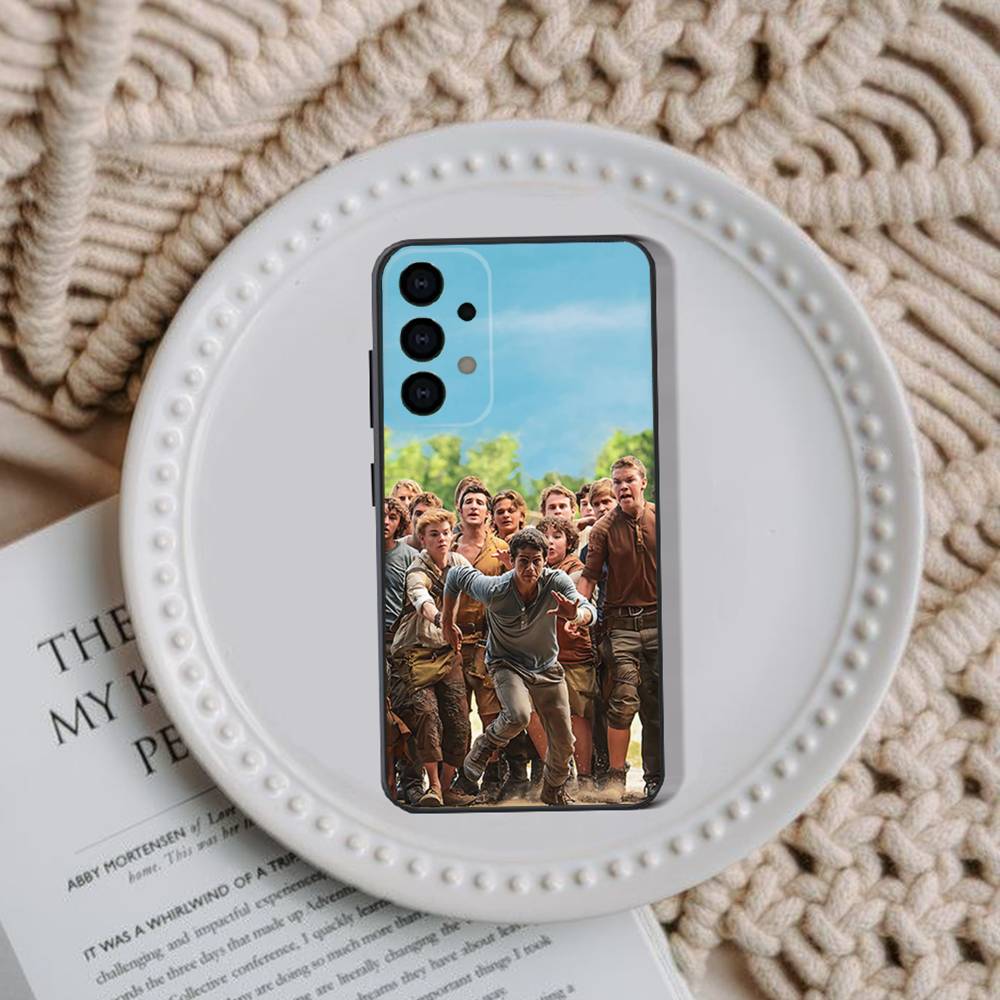 Чехол для телефона M-Maze R-Runner для Samsung Galaxy A73,30,32,72,51,53,52,71,22,5G,Note,J7,8,9 Мягкий черный чехол