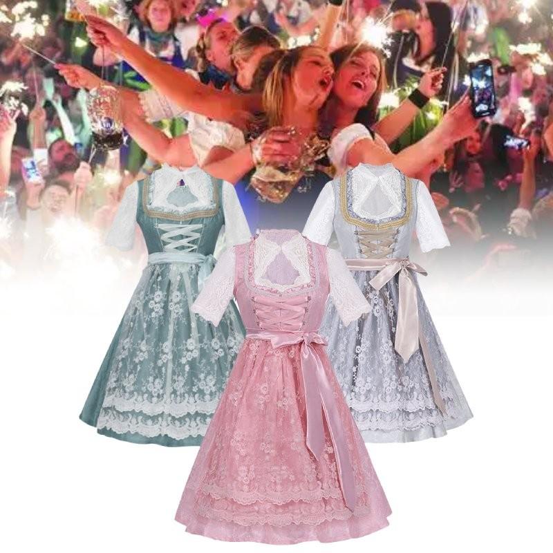 Стильный наряд для пивного фестиваля Октоберфест для женщин из удобной полиэстеровой ткани