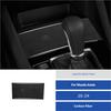 For Mazda 3 Axela 2020 2021 2022 2023 2024 Center Console Water Cup Trim Soft Carbon Fiber Decorative Sticker