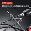 1-5м Электрическая дрель Пружина для прочистки канализации Утолщенный очиститель раковины для кухни, ванной комнаты, сантехники