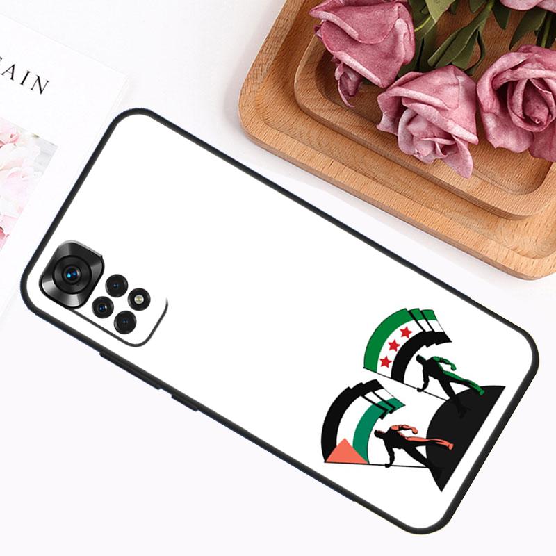Чехол с флагом Сирийской революции для Xiaomi Redmi Note 9 10 11 12 13 14 Pro 9S 10S 11S 12S Redmi 14C 13C 10C 12C