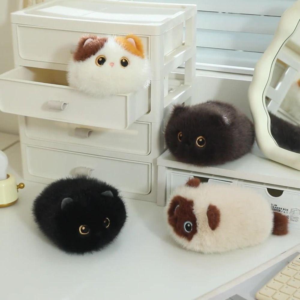 Cartoon Cat Plush Toys Stuffed Animals Black Cat Plush Lovely Cute Kitten Dolls Baby Gifts