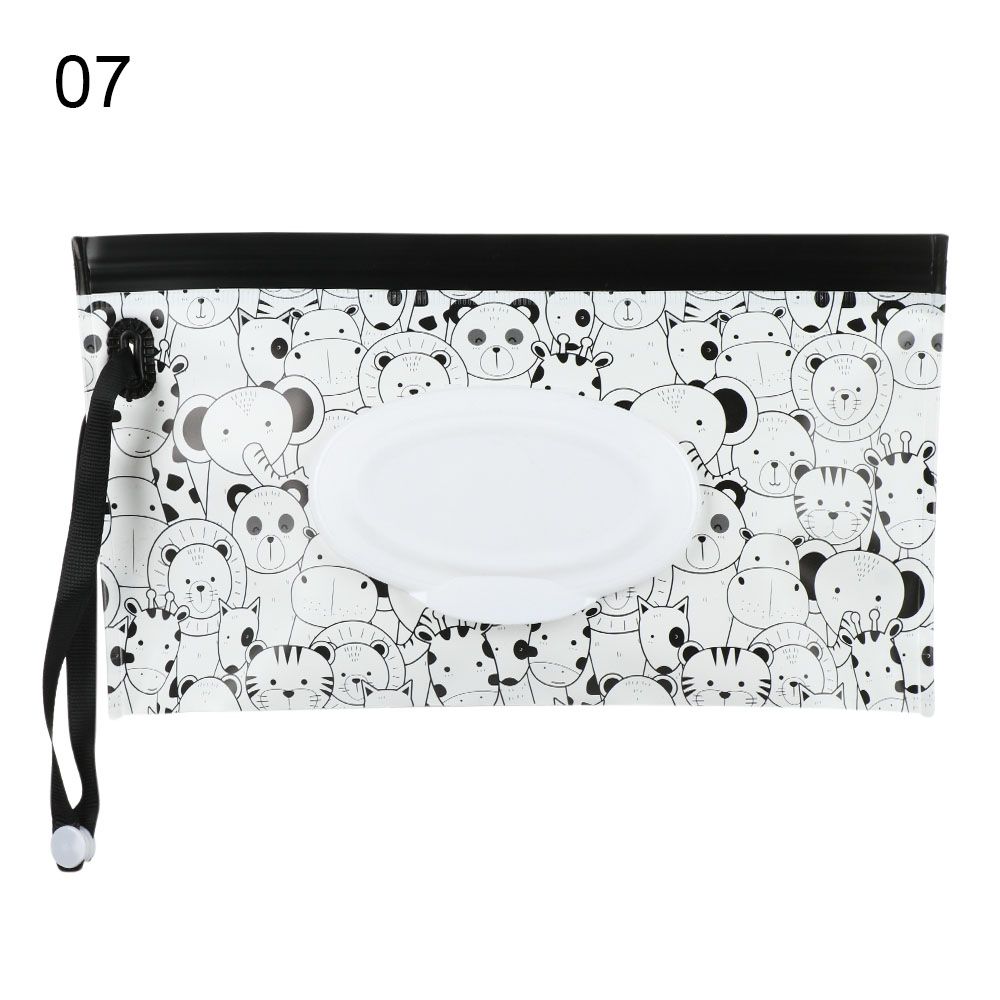 Чехол Портативный детский товар на застежке-ремешке Косметичка Сумка для влажных салфеток Аксессуары для коляски Коробка для салфеток