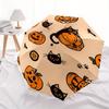 1pc Pumpkin Cats Automatic Umbrella - Auto Open/Close Folding Umbrella with Reinforced 8-Rib Frame, 095