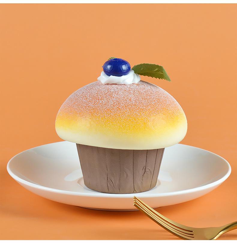 Набор магнитов для кексов и фруктов из полиуретана с медленным отскоком и грибами