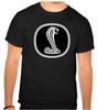 Черная футболка Mustang Ford Cobra Shelby -590-