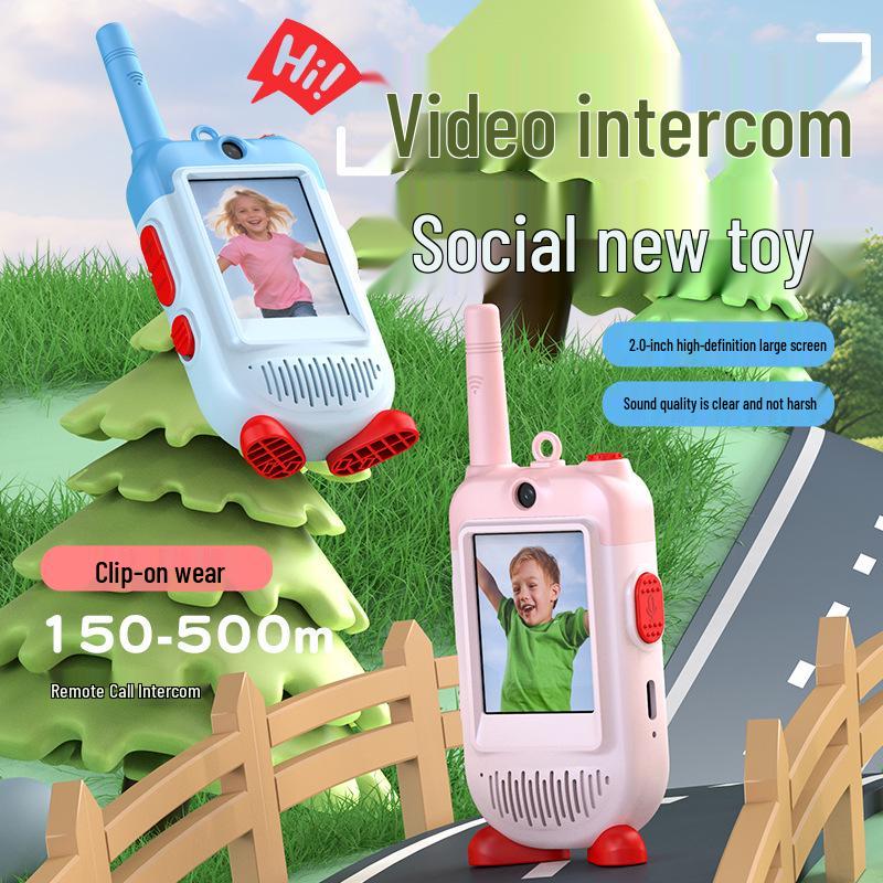 Children's Educational Video Intercom Walkie-Talkie - Ideal Christmas Gift for 6-Year-Olds