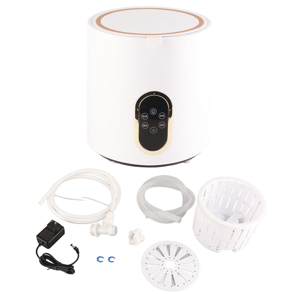 Mini Washing Machine Underwear Sock Full Automatic Portable Washer for Dormitory 7L 100?240V US