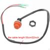 Выключатель запуска и остановки подвесного мотора, универсальный срочный кабель длиной 55 см, водонепроницаемый, безопасный для двигателя