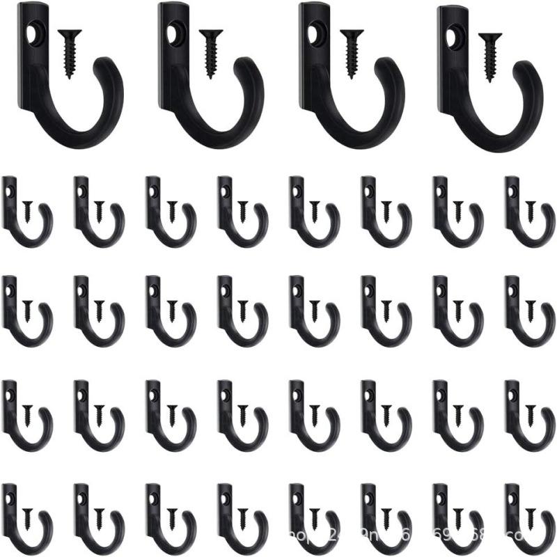 5/10/20 шт. винтажные крючки настенная вешалка изогнутая пряжка рог замок застежка крючок для деревянной шкатулки для украшений мебель домашний декор