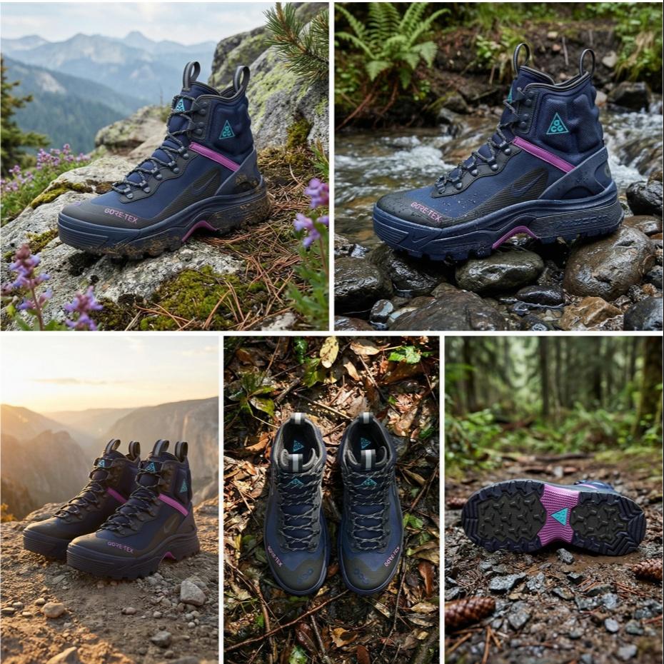 Nike ACG Air Zoom Gaiadome Gore-Tex 'Obsidian Anthracite Hyper Violet' Мужские DD2858-401