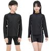 Rashguard for School Long UV 150 [AQUAFAIRY] Kids, Boys, Girls, Juniors, School, Unisex, Jacket, Sleeves, Zip-up, UPF50, Protection, Swimsuit, Plain,