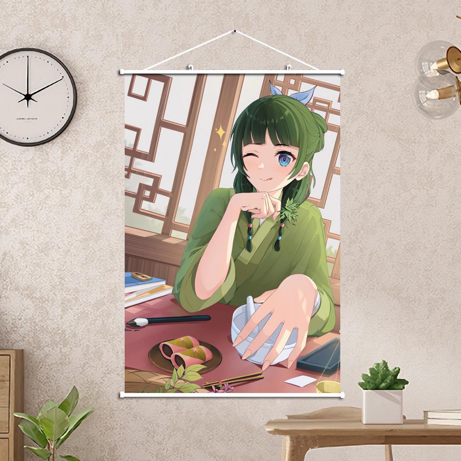 Anime The Apothecary Diaries Hanging Scroll Decorative Painting 60x90cm