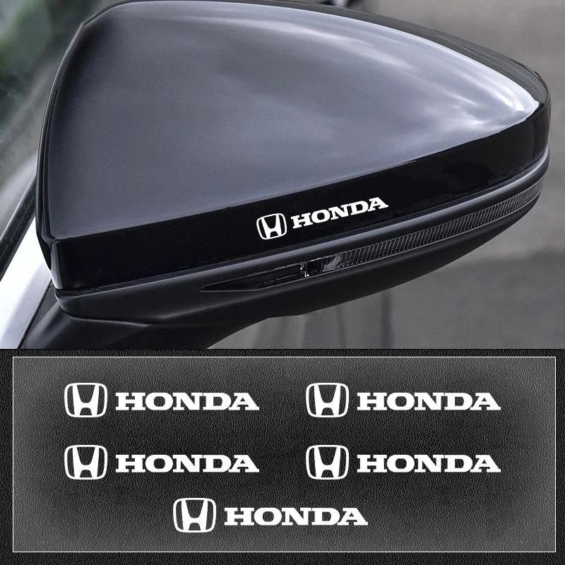 Car 3D Sticker Steering Wheel Decals Emblem Badge For Honda Civic FIT Accord Prelude CRV 5th City I83 CRZ CRX Jazz HRV Pilot Odyssey
