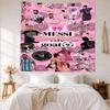 Messi Custom Your Name Wall Decor Tapestry Art For Pet Memorial Birthdaywedding Party Backdrop Family Gift