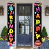 Happy Birthday Porch Sign Courtyard 1 Pair Indoor Outdoor Decor