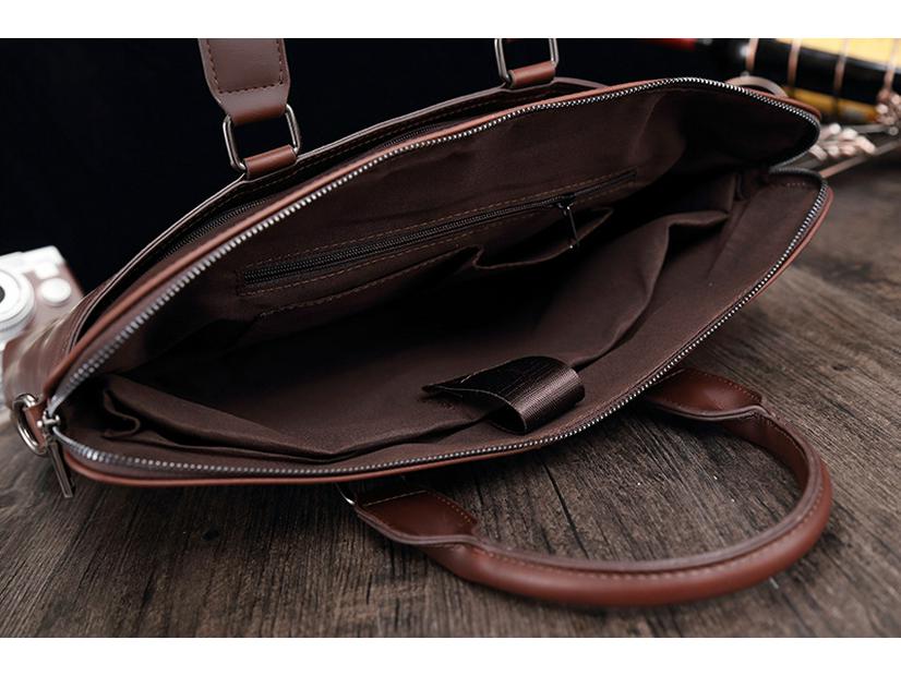 Винтажный мужской портфель из кожи Crazy Horse - 15,6 дюймовая сумка для ноутбука, на плечо, кросс-боди для путешествий и поездок на работу