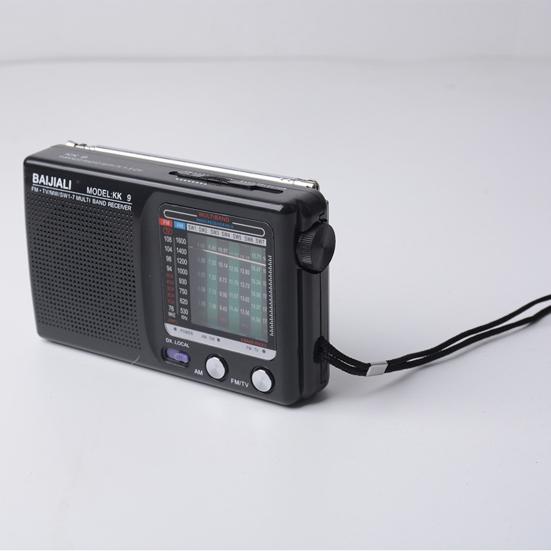 Портативное радио AM FM с полным многодиапазонным звуком HiFi с низкими искажениями и кнопкой управления с антенной Карманное радио