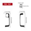 Car Door Panel Armrest Sticker Decal Carbon Fiber Interior Trim Cover for Fiat 500 2012-2015