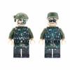 2pcs/set Camouflage Soldiers SWAT Equipment Weapon Building Blocks Kit Bricks Sets Classic Model Kids Toys