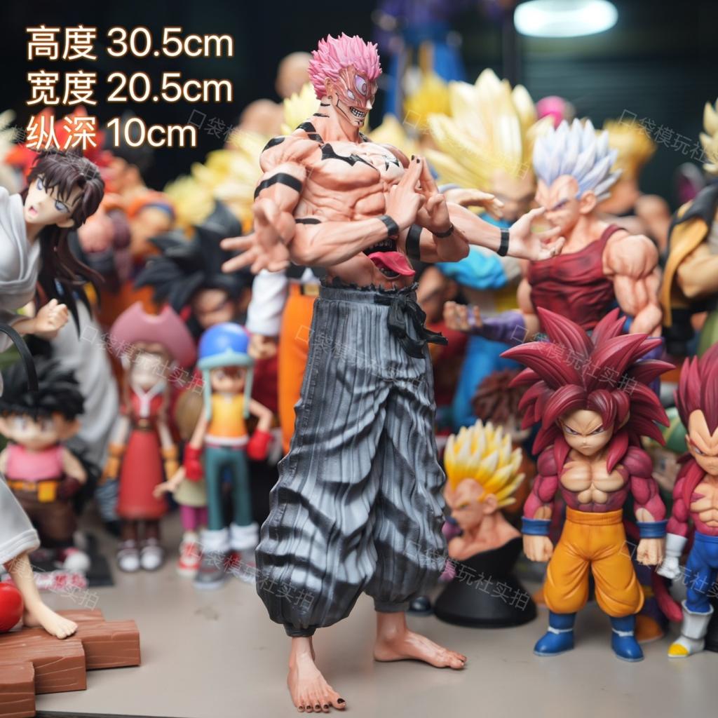 HY Studio Статуэтка Рёмен Сукуна из Jujutsu Kaisen, 30 см, Начальная форма, Аниме Фигурка Действия, Коллекционный Подарок, Проклятый Дух