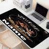 Custom Name Personalized Michael Jackson Pattern Mousepad, Laptop PC Desk Mat, Decorative Desk Mat for Home Keyboard Pad Gift