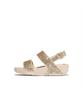 Женские сандалии Fitflop Lulu с блестками, разноцветные, с ремешком на пятке - Платиновый/Серебряный (Ft64K2S222)