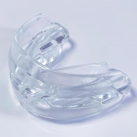 Мундштук против храпа Пищевой силикон Многоразовый Мужской Женский Универсальный Снижающий храп Капа Защита для рта Спортивная защита зубов Протектор