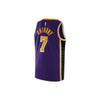 Jordan Майка NBA Team Print Loose Comfortable Jersey, Lakers Edition, Anthony No. 7 мужских топов фиолетового цвета CV9481-514