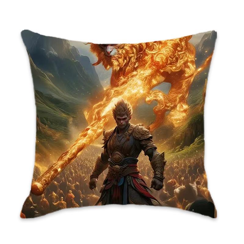 Подушки из серии New Black Myth Wukong Удобные и мягкие подушки для автомобиля, дома, спальни, прикроватные подушки, подушки