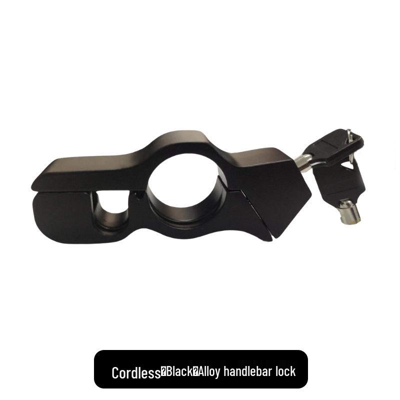 Распродажа Электрическое транспортное средство Противоугонный замок на руль и дроссельную ручку с сигналом и защитой тормоза из мотоциклетного сплава