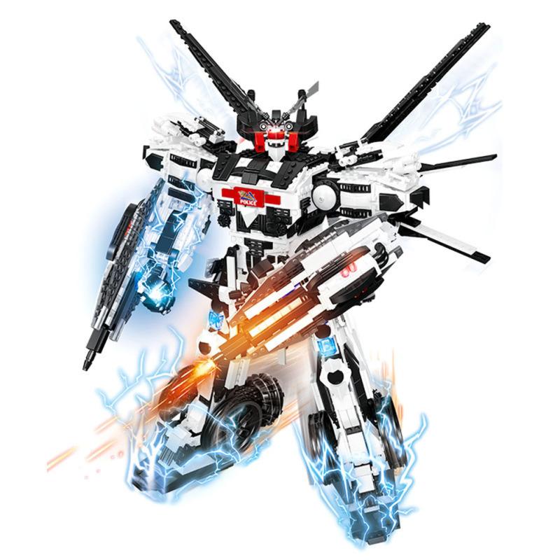 Строительные блоки Swat Mecha, модель игрушки, сделай сам, пластиковые мелкие частицы, собранные строительные блоки, подарки для