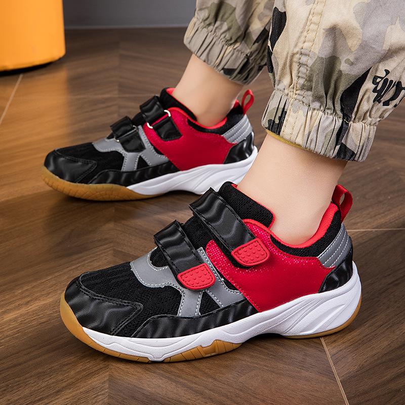 Новые детские бадминтонные кроссовки, летняя дышащая сетка, нескользящие износостойкие кроссовки для настольного тенниса, волейбола для учеников начальной и средней школы