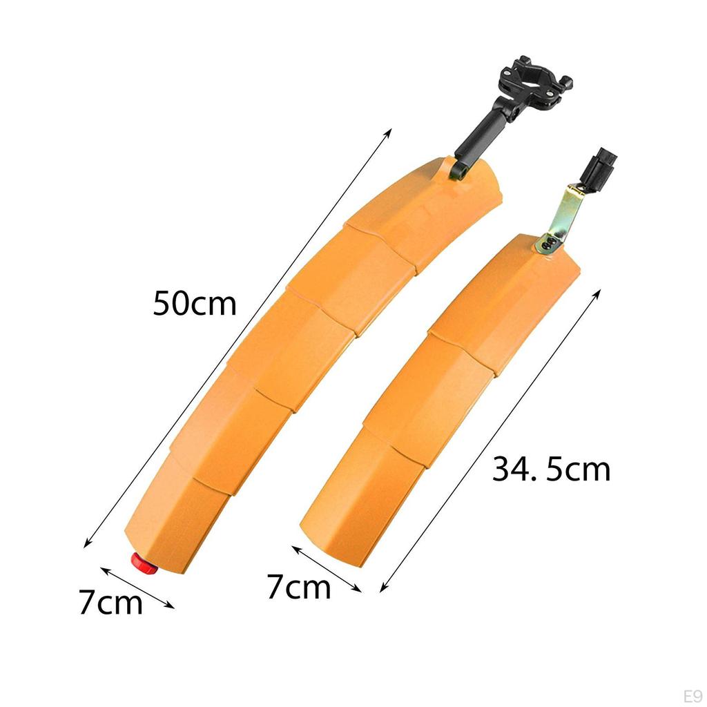 2 шт./комплект велосипедных крыльев, передние и задние крылья, с принадлежностями для ремонта освещения, аксессуары для велоспорта