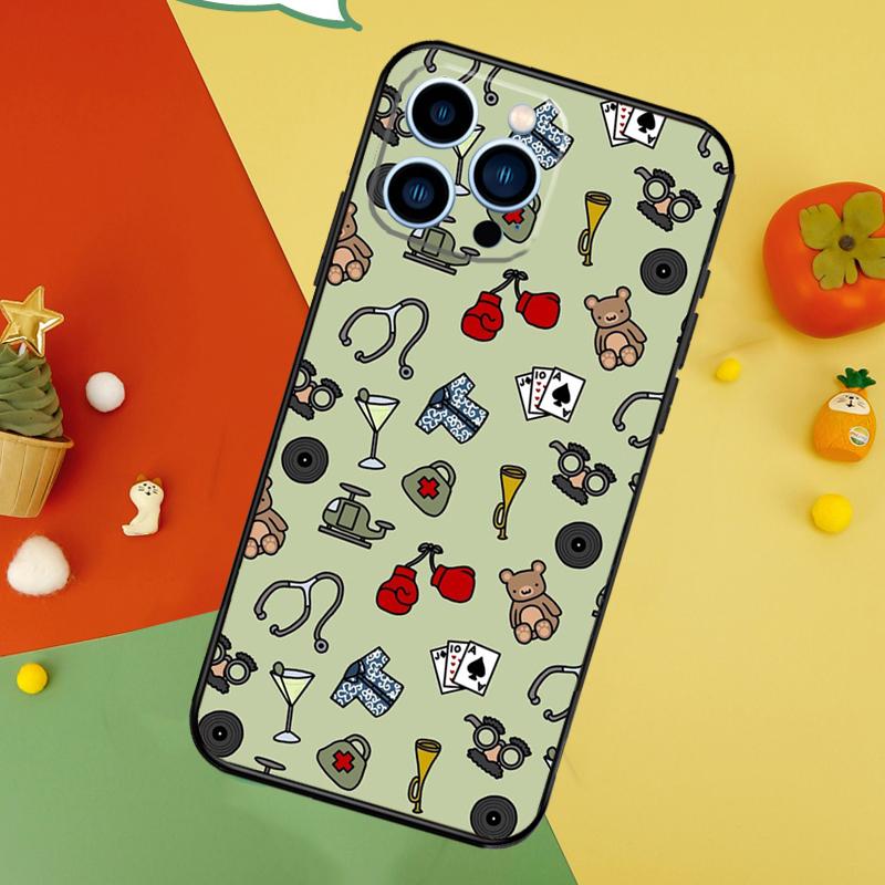 Ветеринарный рентгеновский чехол для iPhone 14 13 12 11 15 16 Pro Max Mini X XR XS Max 8 7 14 15 16 Plus Чехол Funda