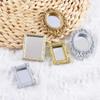 European Frame 1/12 Tiny Mini Victorian Dollhouse Mirror Miniature Ornament Furniture