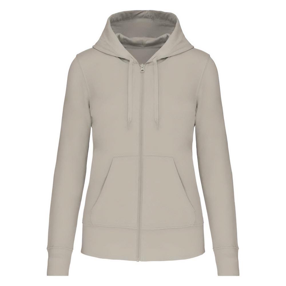 Kariban Женская/женская экологически чистая толстовка на молнии с капюшоном