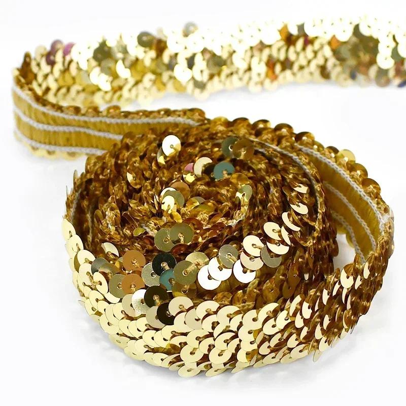 2/5/10 метров Meetee 30 мм кружевная лента с пайетками, эластичная ткань, отделка кружевом для одежды, эластичная лента, аксессуары для шитья и украшения своими руками