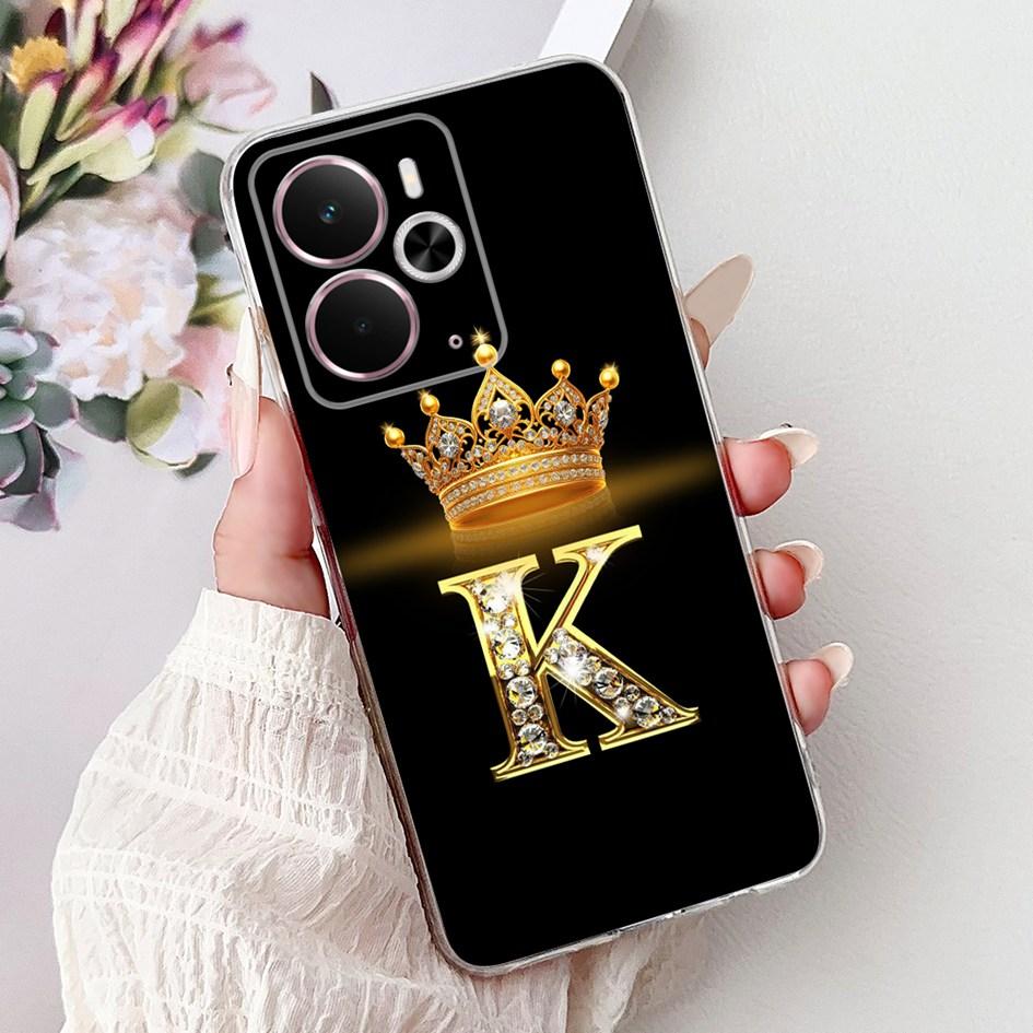 For Realme 14 5G Case RMX5075 Cover Cute Letters Soft Silicone Couple Phone Case For Realme 14 Pro Plus Funda Realme14 14T Coque