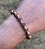 LAB CERTIFIED + 925 Silver + Natural 8 Mukhi RUDRAKSHA Rudraksh Bracelet, Adjustable Indian Origin Lord Shiva Yoga Prayer Meditation