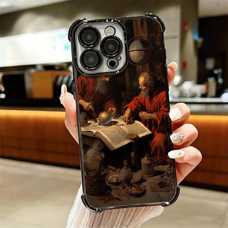 Эстетика Ренессанса Искусство Живопись Мягкий Чехол Для Телефона Для iPhone 15 16 17 Air 14 Pro Max 16E Plus 13 12 Mini Покрытие Защита От Падений Забавный