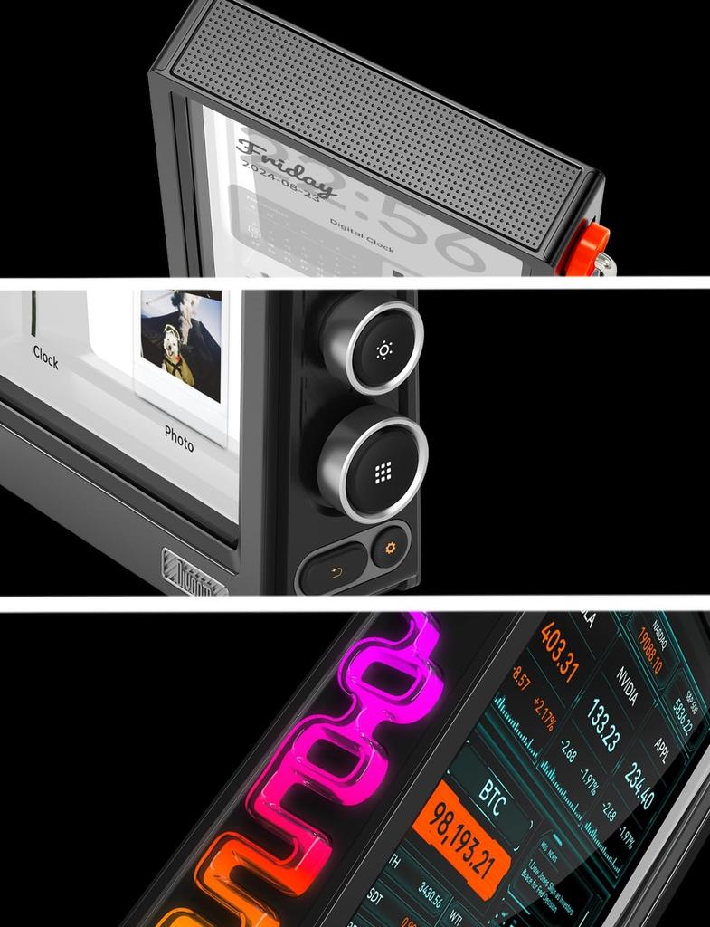 Divoom Times Frame Цифровая фоторамка Инновационный полупрозрачный дизайн с 500 Быстрыми 6 64 ГБ Full HD Дисплеем Divoom Специальный для фото и видео Идеальный подарок