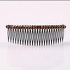 Hair Side Combs French Hair Comb Straight Teeth Hair Hairpins Hair Side Comb Bridal Wedding Veil Comb Hair Accessories Headwear