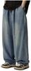 Джинсы мужские FloRise Wide Leg Plus Свободный крой Размер XL, Размер, Посадка, Темно-синий, FL298,