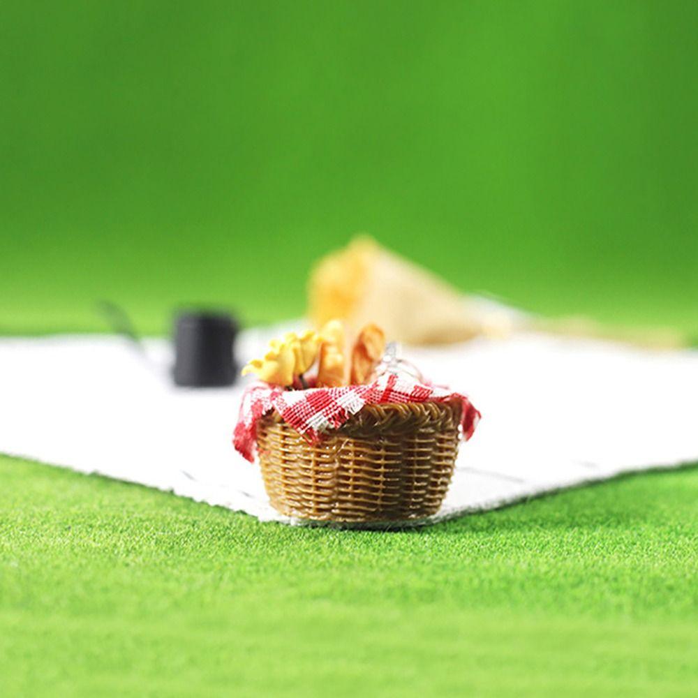 Kitchen Tool Model Doll Accessories Simulation Food Toys Dollhouse Food Miniature Bread Basket