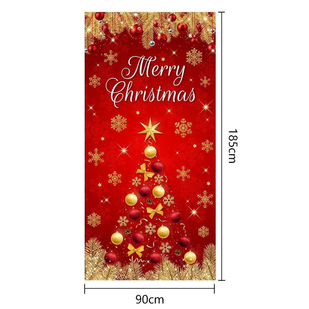 DIY Accessories Christmas Door Cover Multi Scene Window Sign Banners New Xmas Ornament  Christmas
