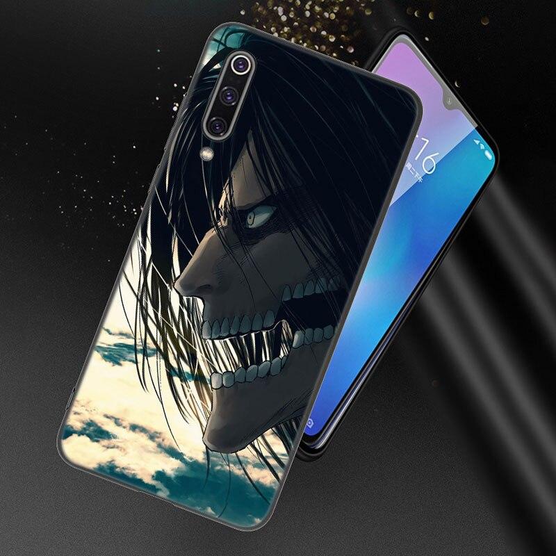Чехол для телефона с аниме «Атака Титанов» для Xiaomi Redmi 7 7A 8A 9i 9A 9C 10 10A 10C K20 Note 5 6 Mi 8 9 9T Pro A2 Lite A3 6X Mix 3